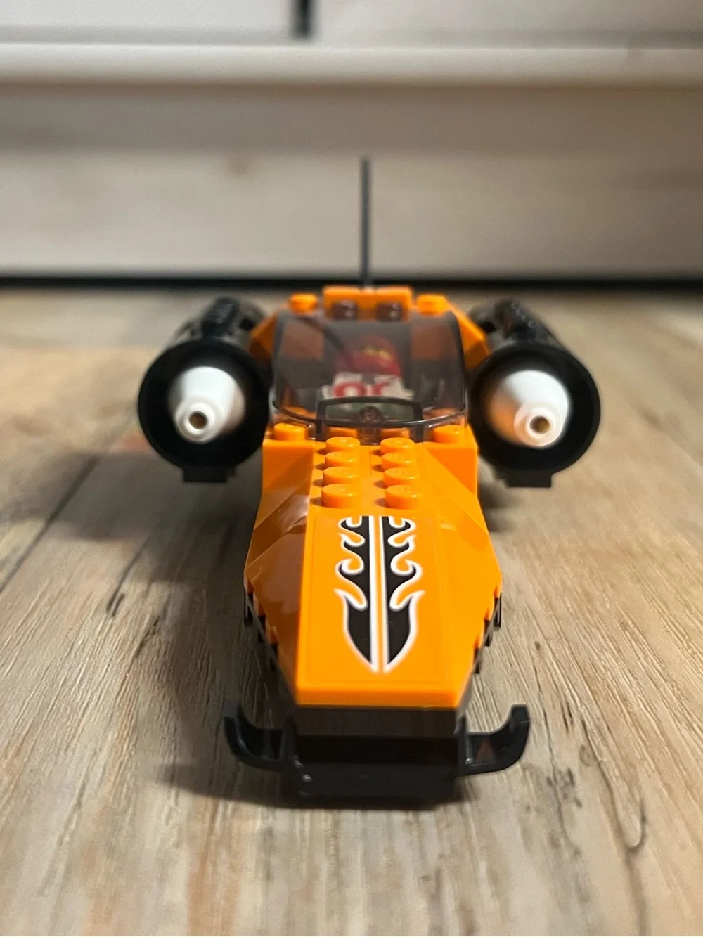 Lego City -  Speed Record Car - Set #60178 ** Fully Assembled & Glued**